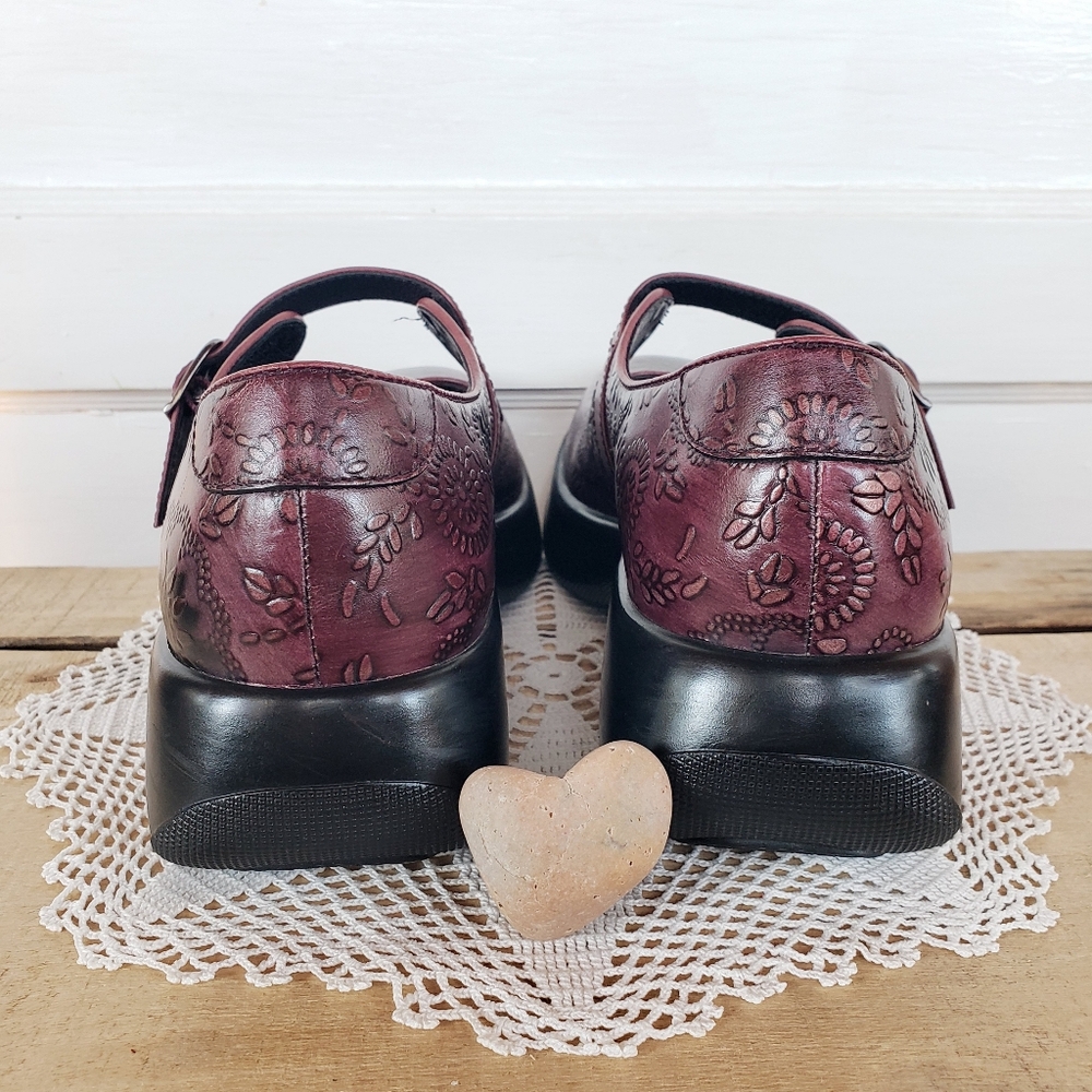 🌸Reserved for Cilia🌸Mulberry Dansko Platform Mary Jane Buckle Boho Cottage 38 - Picture 6 of 14